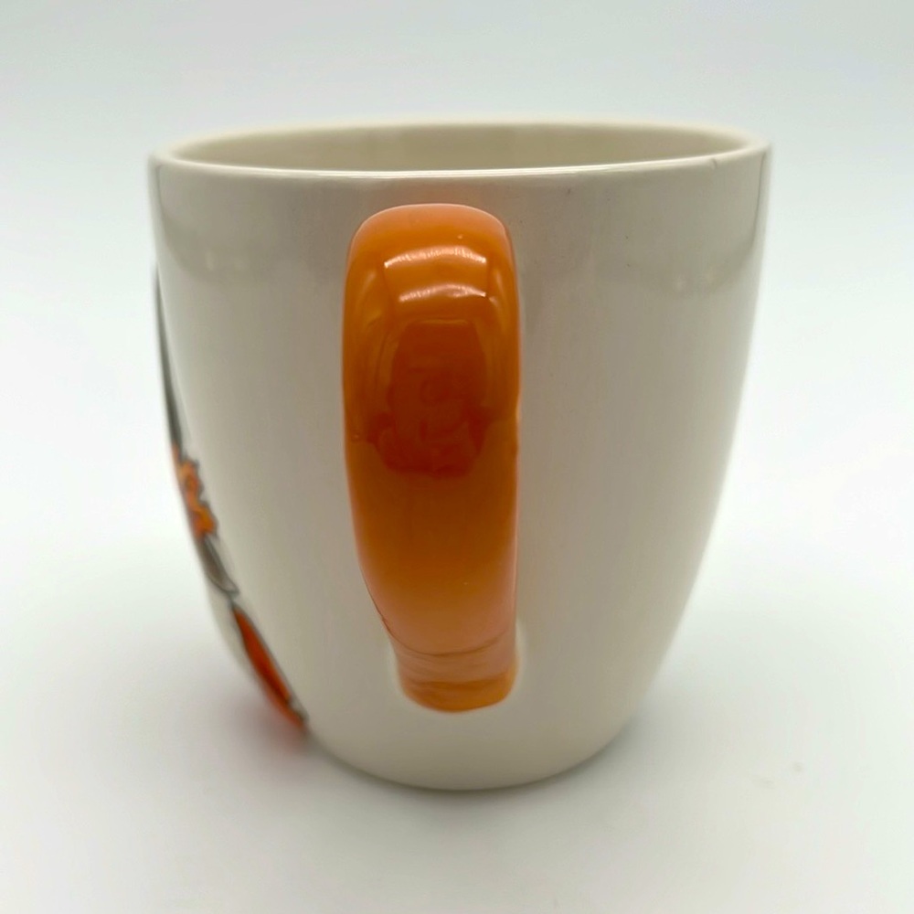 Gnome Autumn Fall Leaf Mug with Orange Handle - Picture 5 of 10